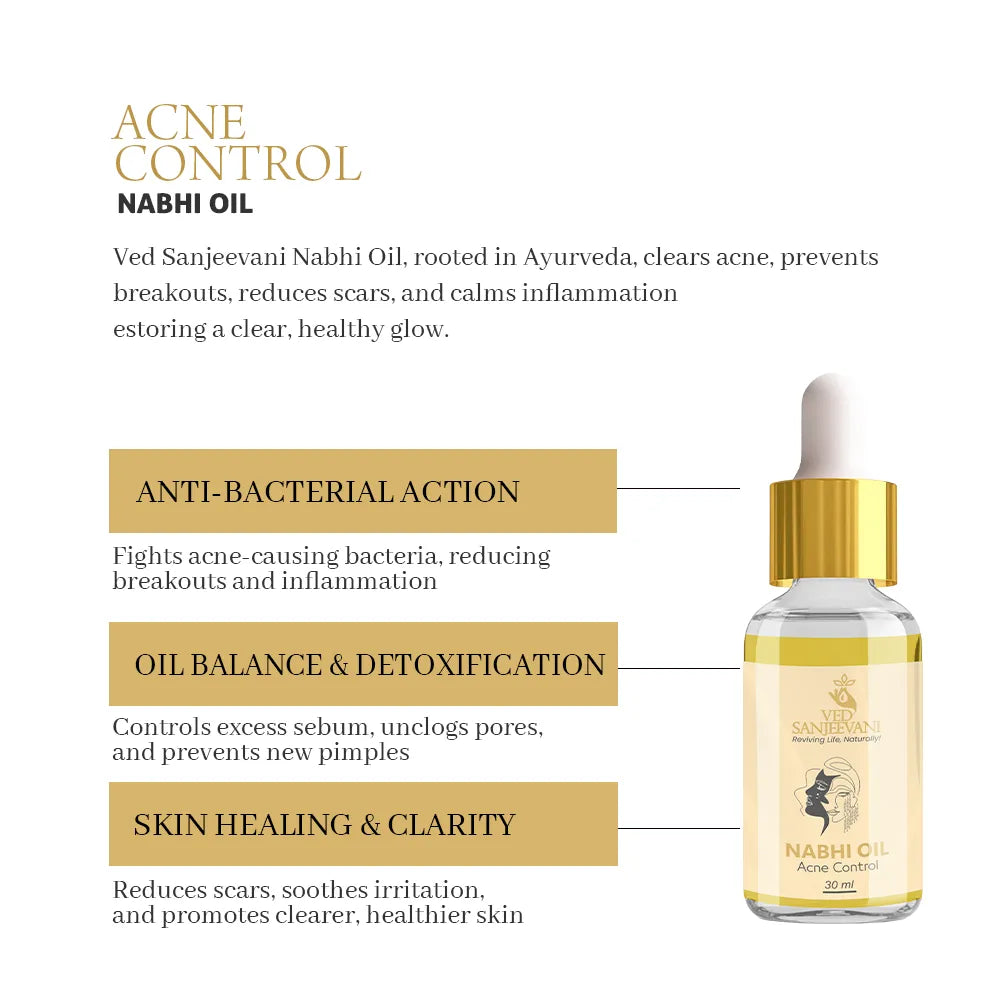 Acne Control Nabhi Oil - How to Use Nabhi Oil Application Guide
