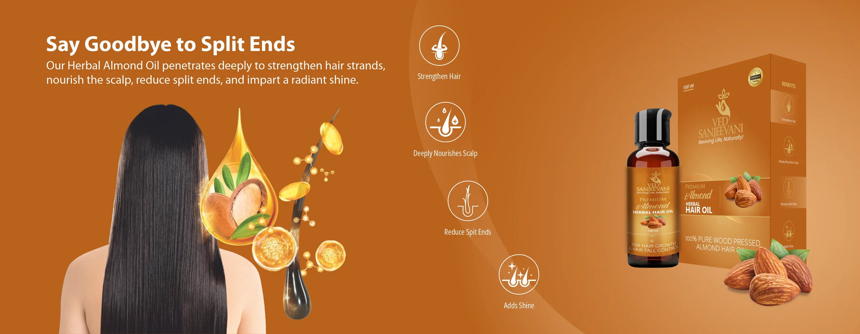 Almond Herbal Hair Oil