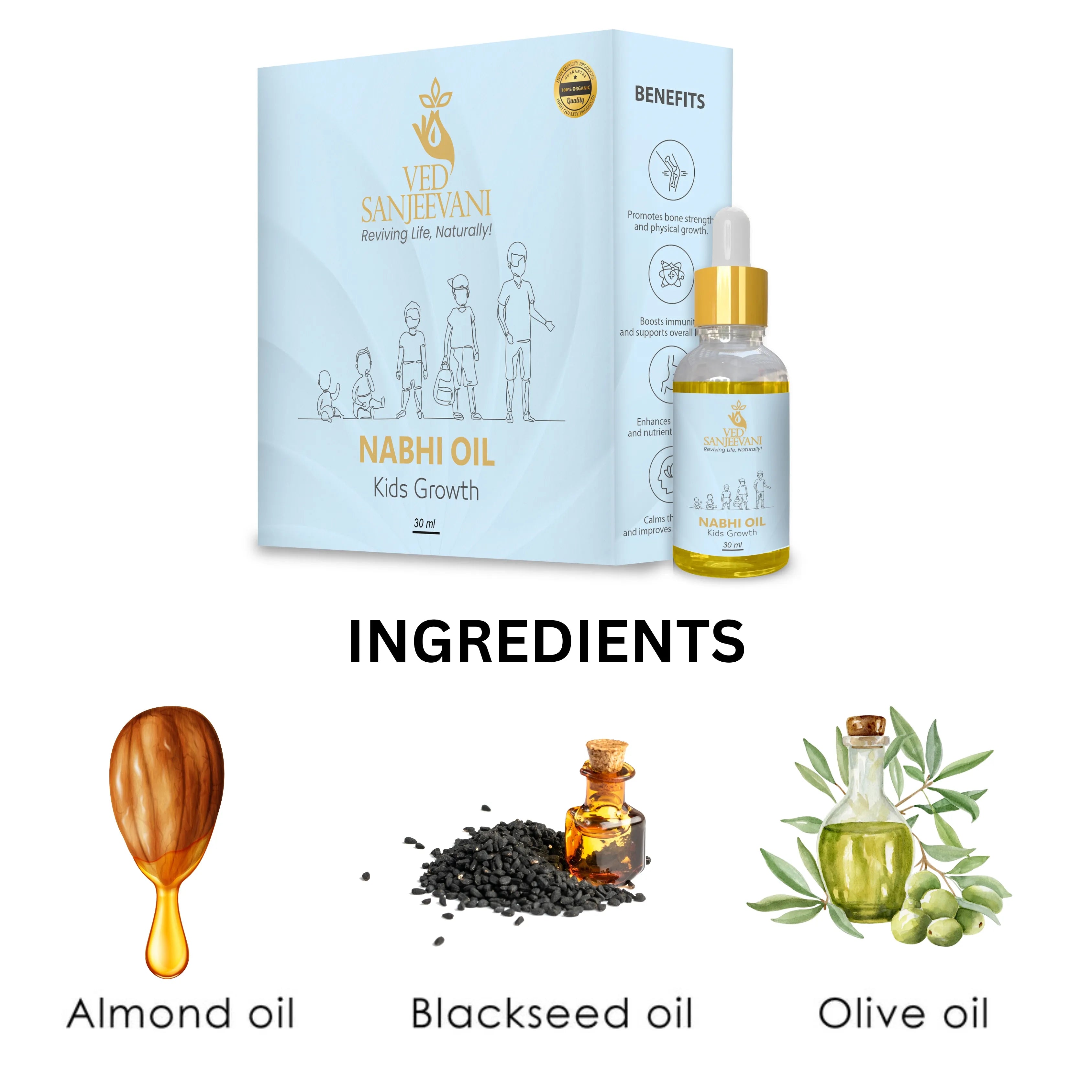 Kids Growth Nabhi Oil