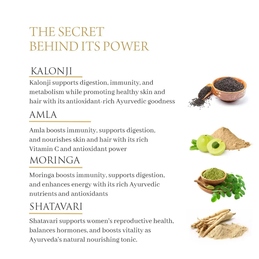 Kalonji Supreme Power Nabhi oil - Key Ingredients and Ayurvedic Herbs