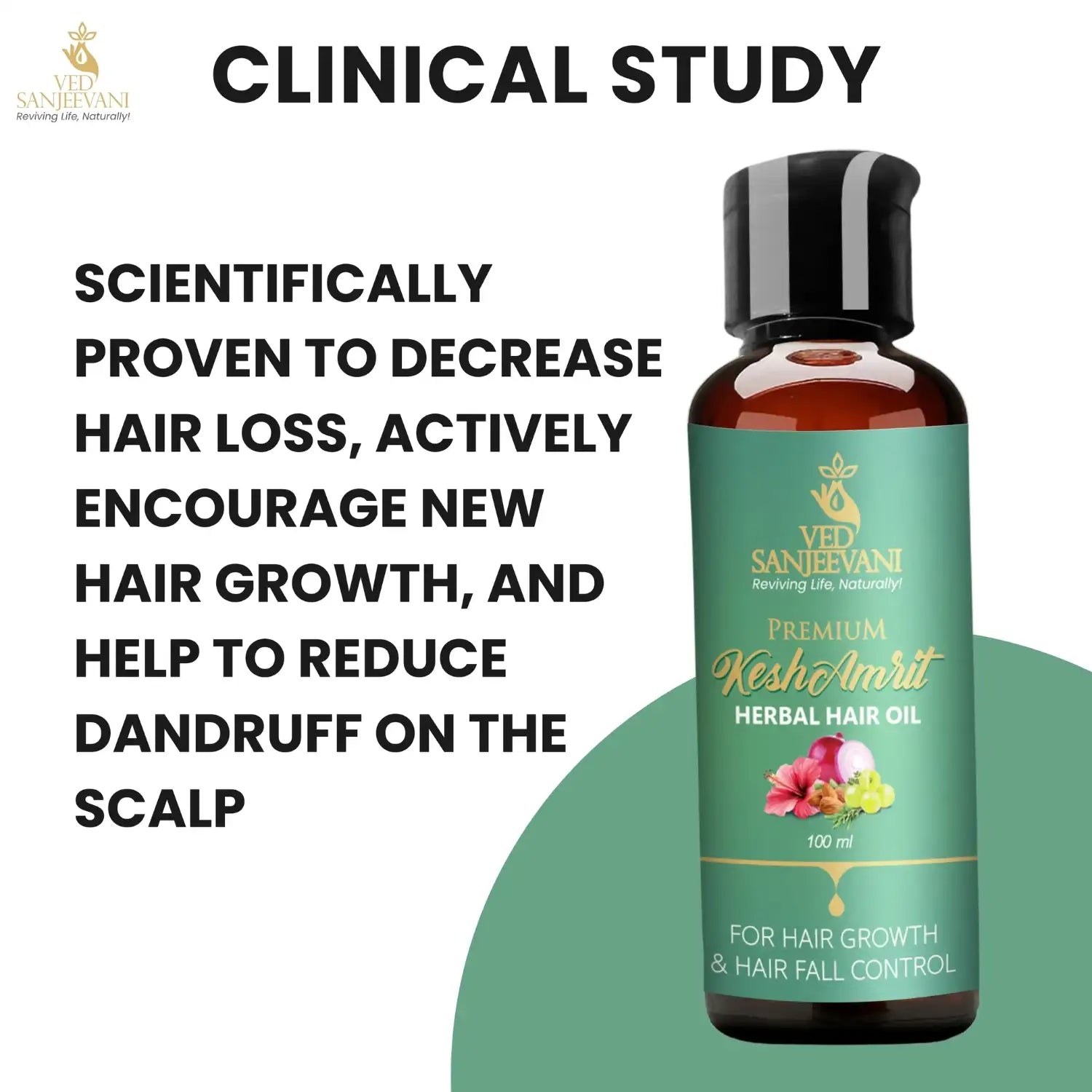 Kesh Amrit Herbal Hair Oil – Nectar for Hair - Ved Sanjeevani (Image 6)
