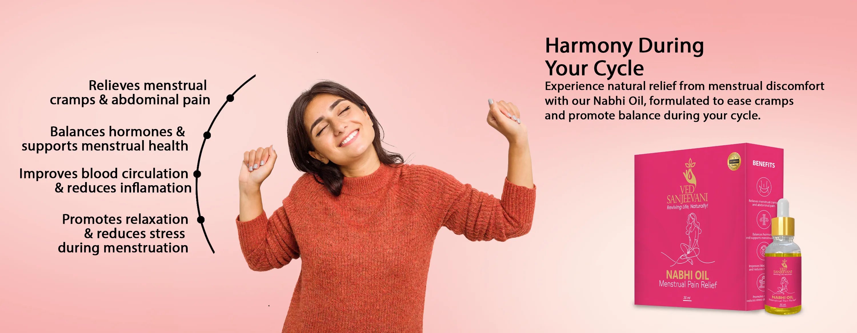 Menstrual Pain Relief Nabhi Oil