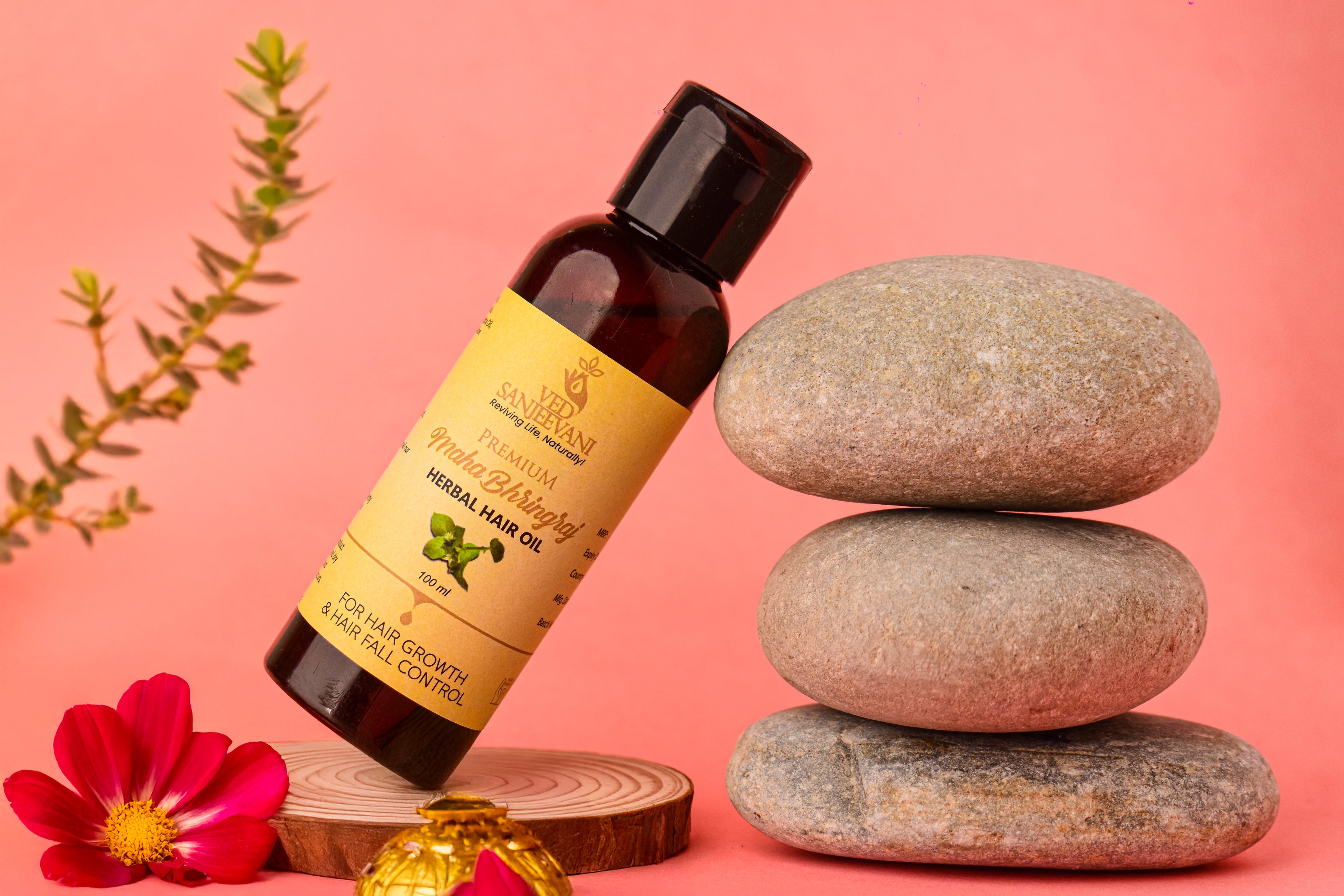 Maha Bhringraj Herbal Hair Oil ā Maha Bhringraj Hair Oil with Amla Brahmi and Ayurvedic Herbs