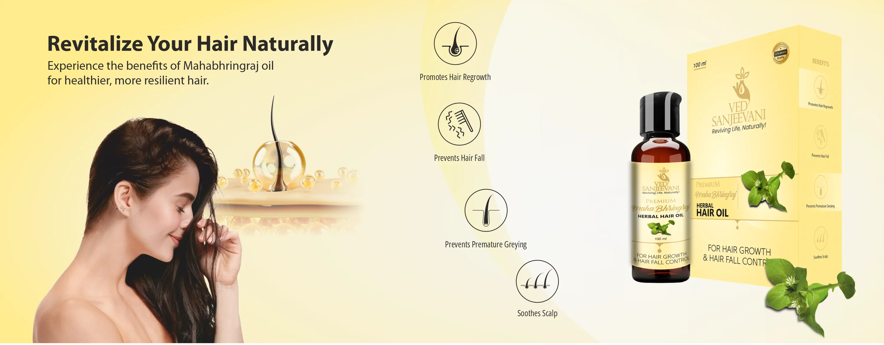 Maha Bhringraj Herbal Hair Oil