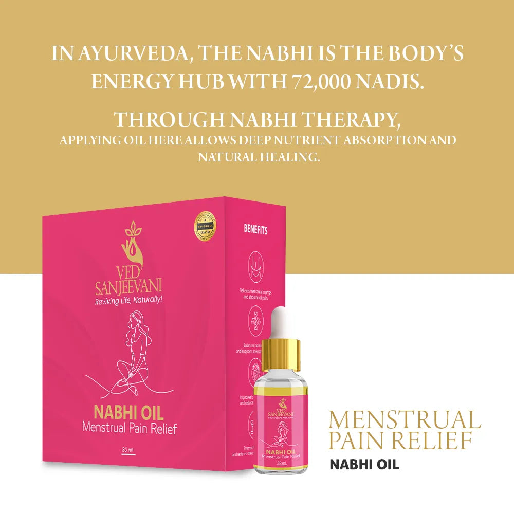 Menstrual Pain Relief Nabhi Oil - Product Benefits and Ingredients