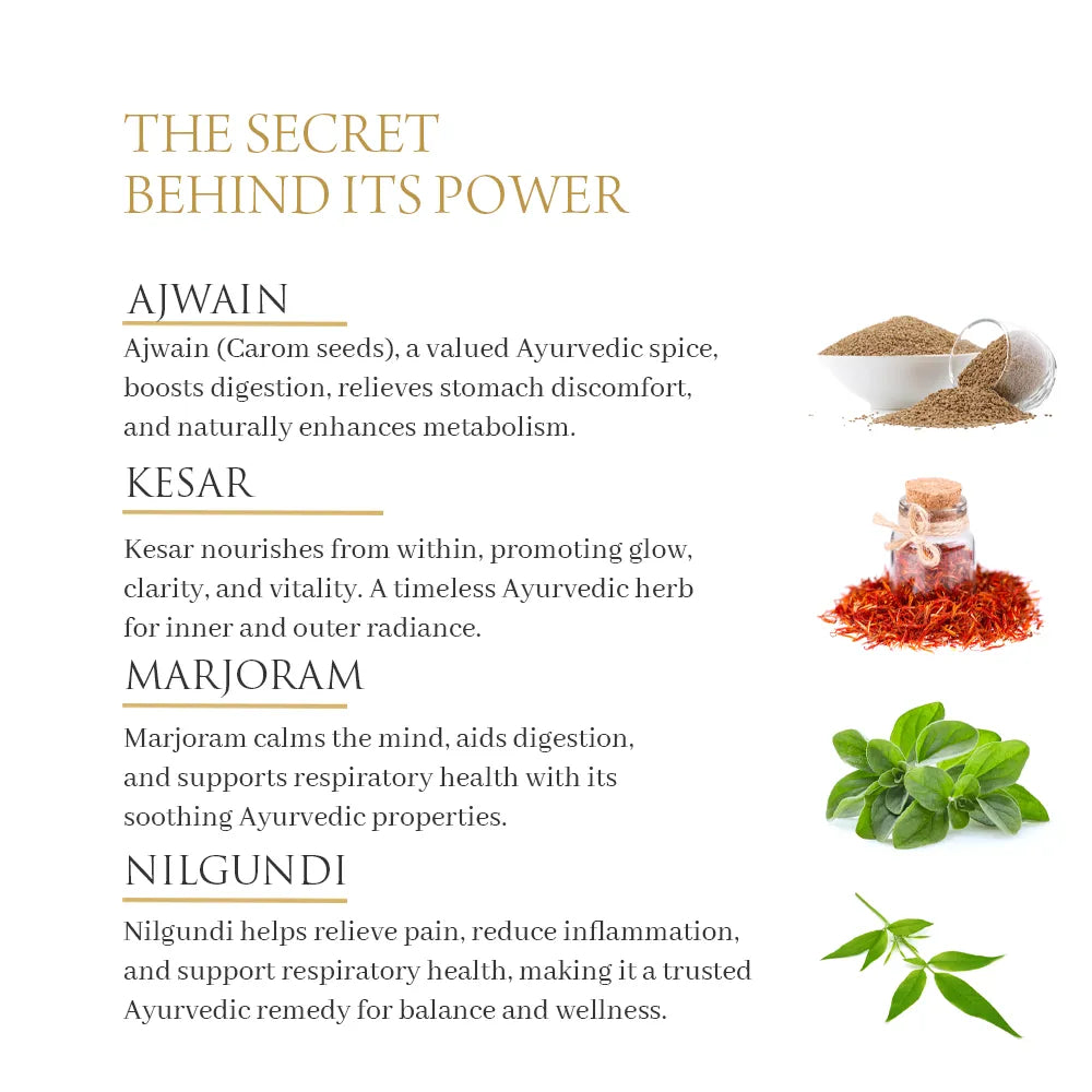 Menstrual Pain Relief Nabhi Oil - Key Ayurvedic Ingredients