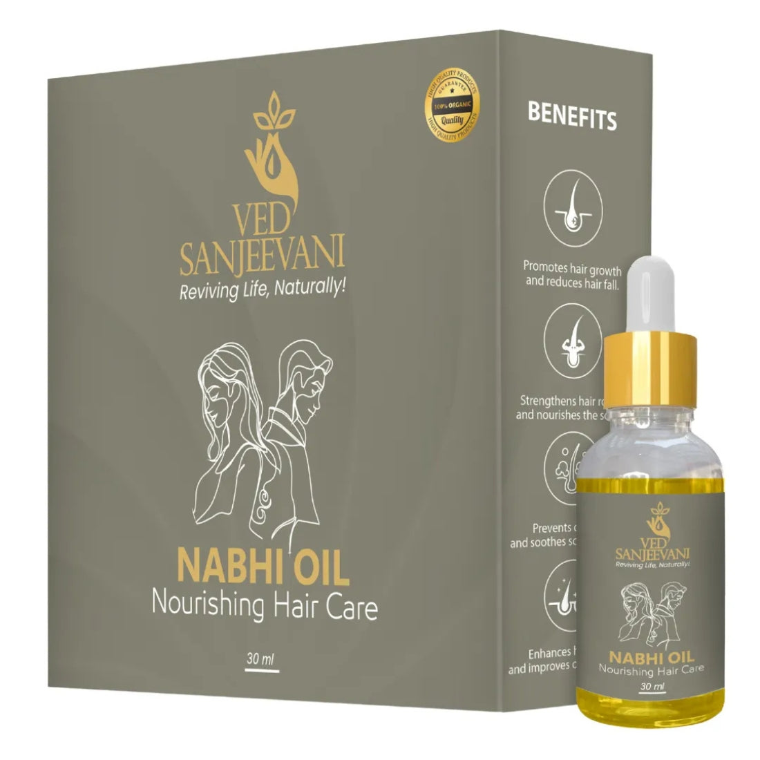 Nourishing Hair Care Nabhi Oil for Hair Fall and Hair Growth ā Ved Sanjeevani