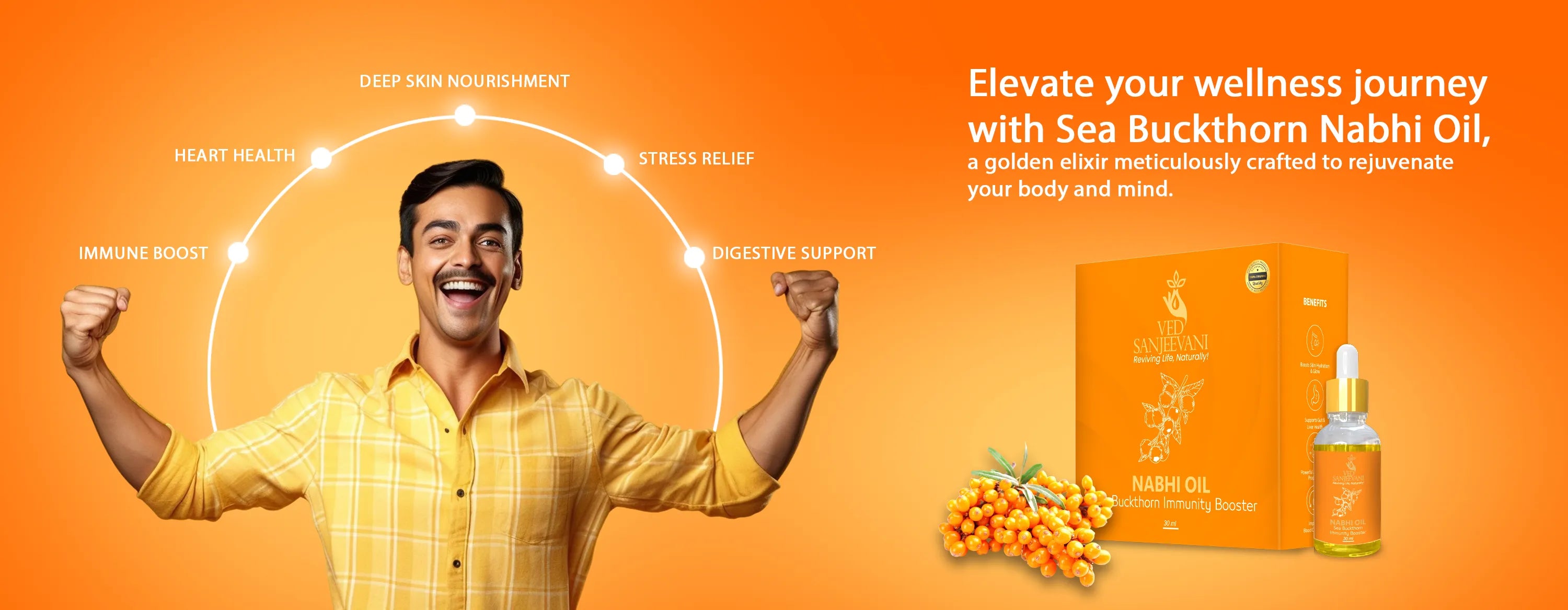 Sea buckthorn Immunity Booster Nabhi Oil