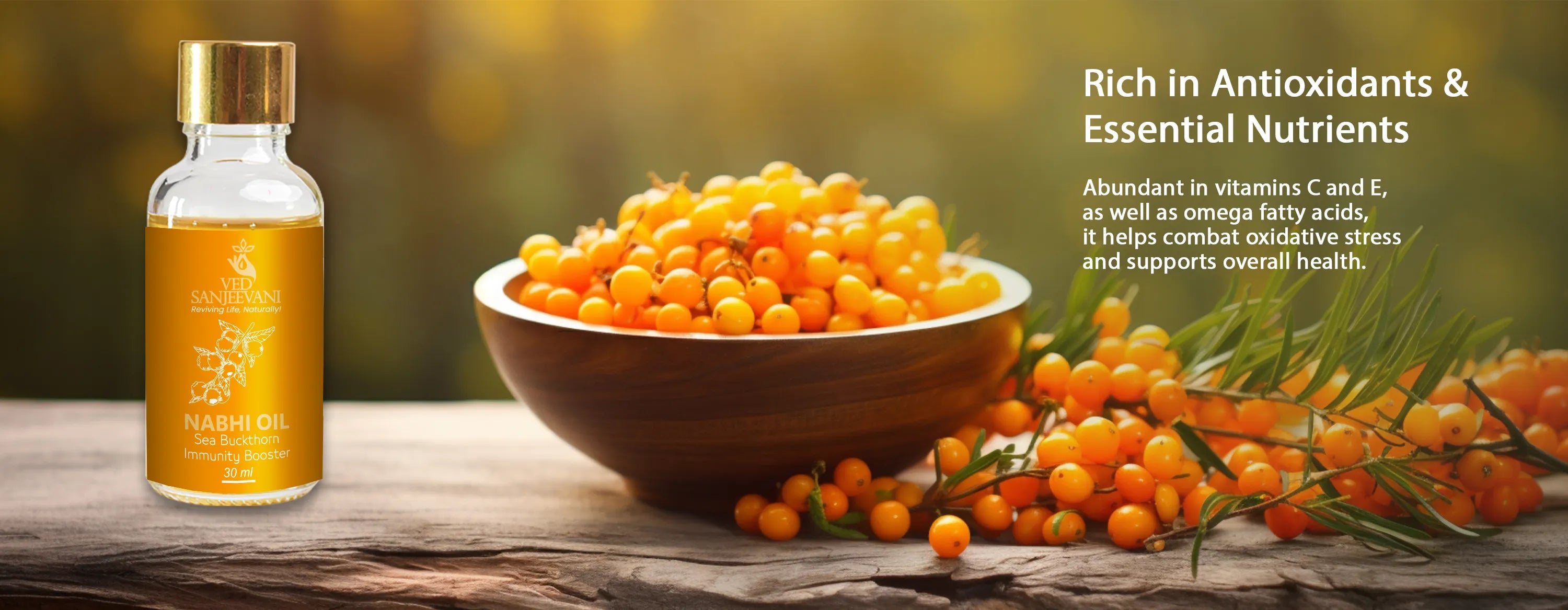 Sea buckthorn Immunity Booster Nabhi Oil