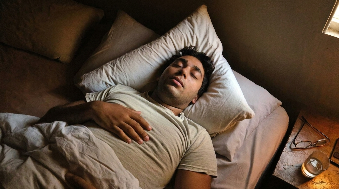 Calm, restful sleep after the ritual