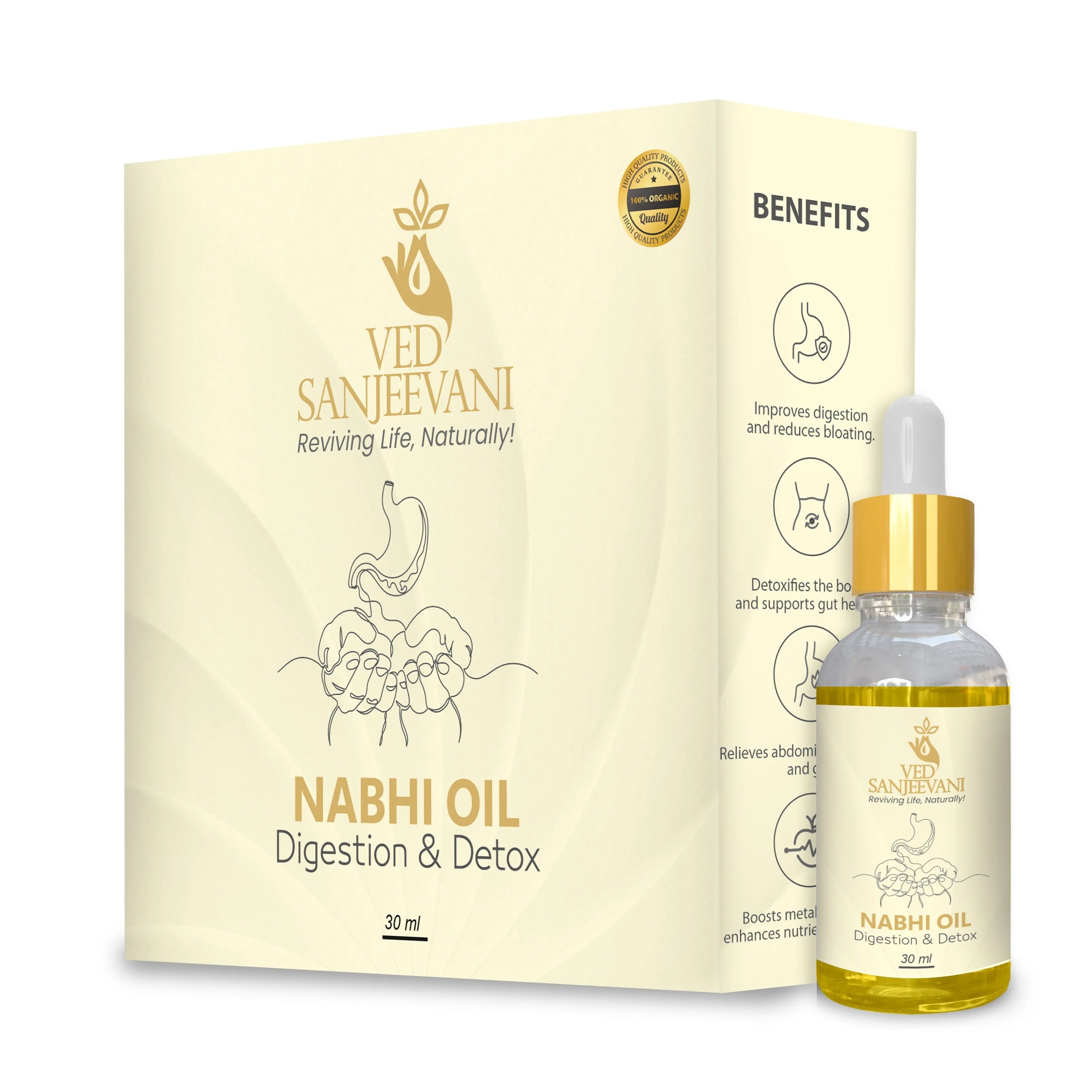 Digestion &amp; Detox Nabhi Oil