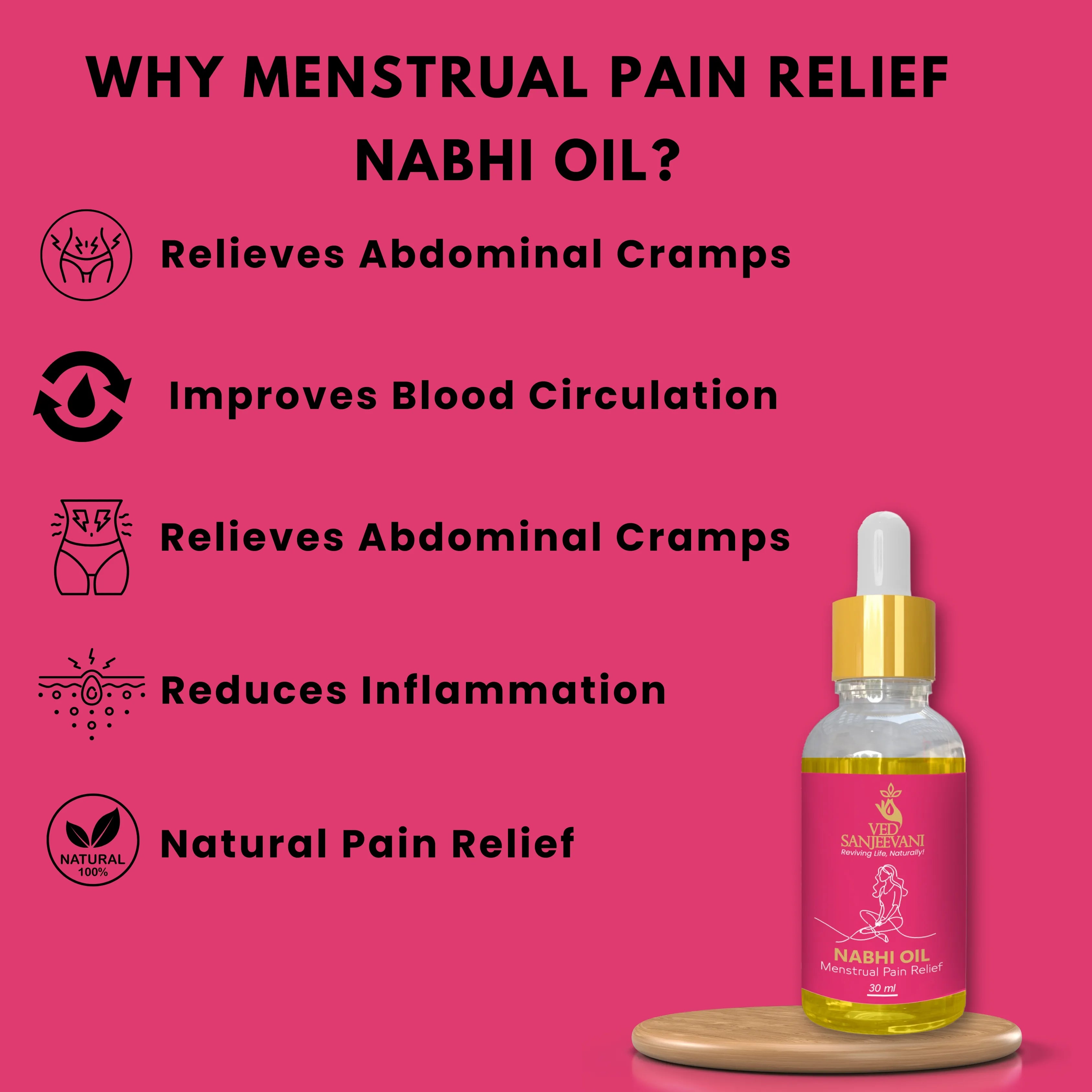 Menstrual Pain Relief Nabhi Oil