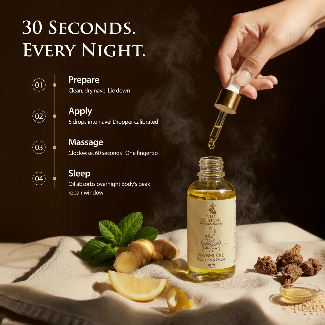 Digestion &amp; Detox Nabhi Oil
