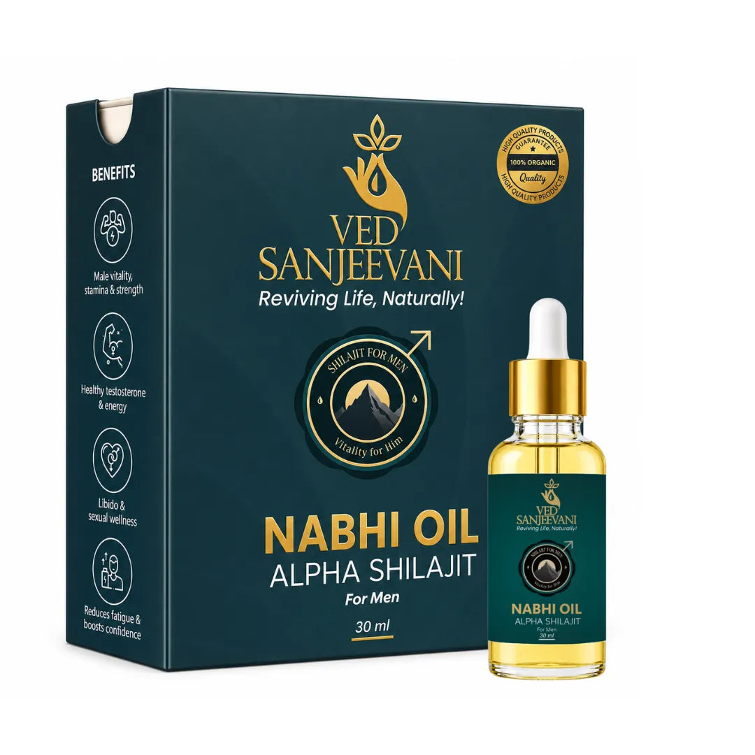 Alpha Shilajit Nabhi Oil for Men