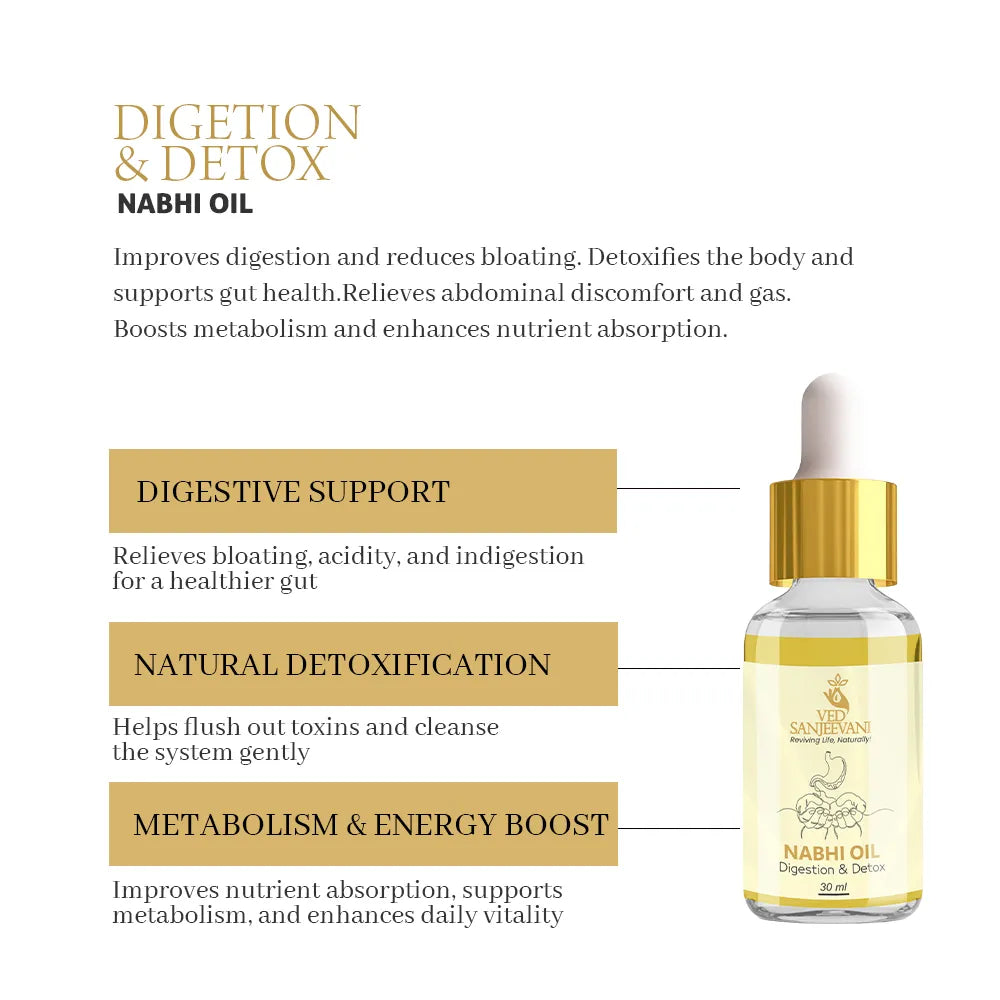 Digestion &amp; Detox Nabhi Oil