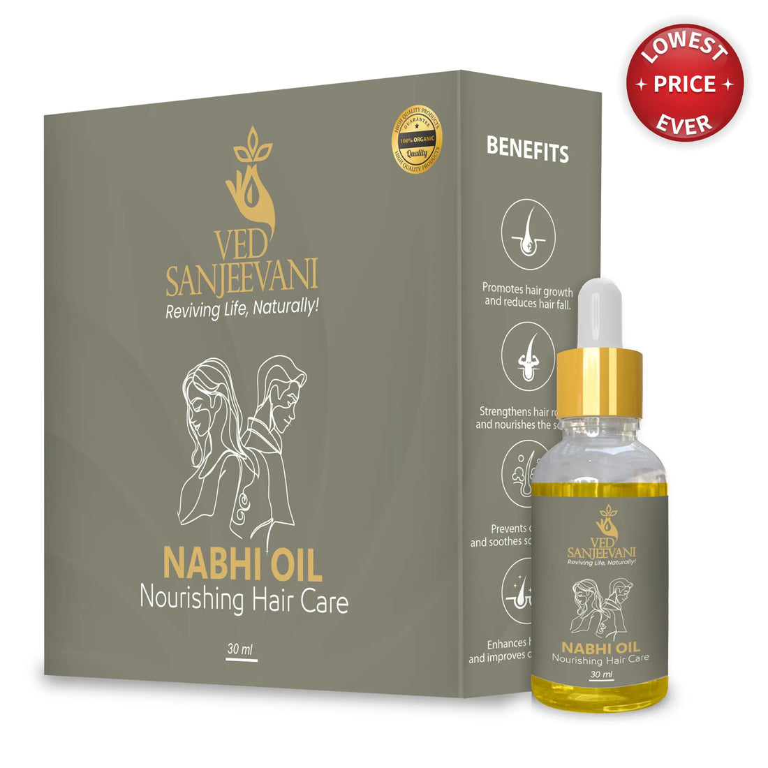 Nourishing Hair Care Nabhi Oil - Ved Sanjeevani Ayurvedic Product