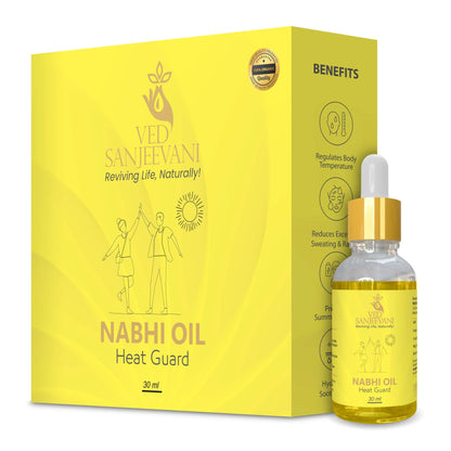 Heat Guard Nabhi Oil – Cooling Ayurvedic belly button oil for body temperature balance and relief