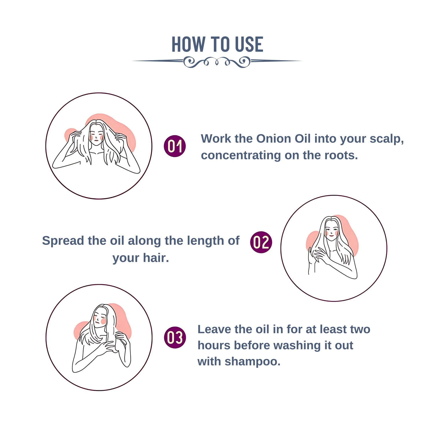 Premium Jaborandi Herbal Hair Oil –How to apply Jaborandi Hair Oil 2 to 3 times weekly for hair care