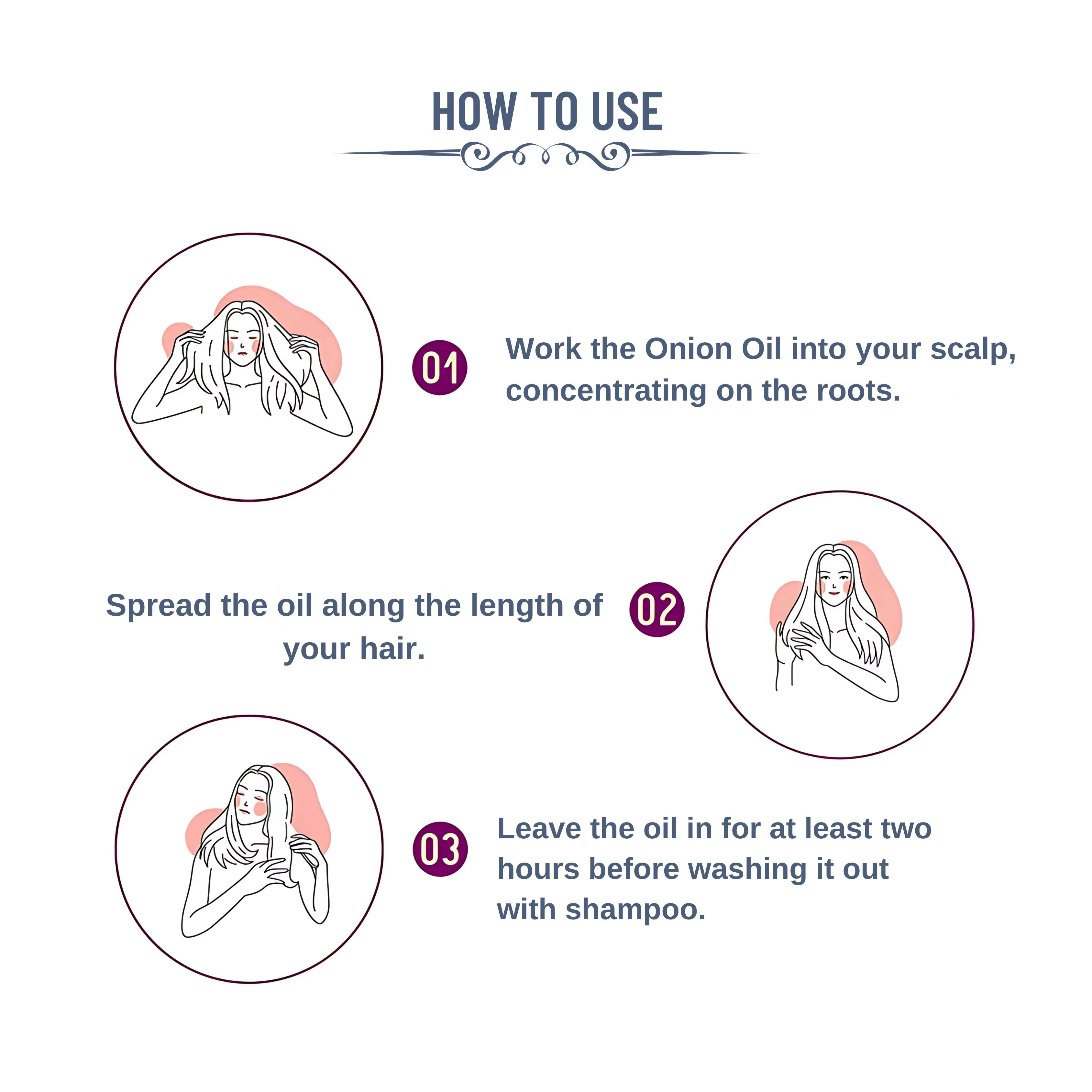 Premium Jaborandi Herbal Hair Oil –How to apply Jaborandi Hair Oil 2 to 3 times weekly for hair care