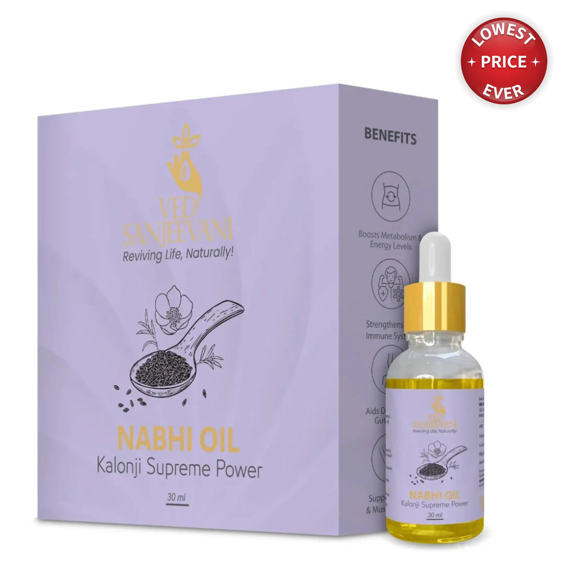 Kalonji Supreme Power Nabhi oil - Ved Sanjeevani Ayurvedic Product