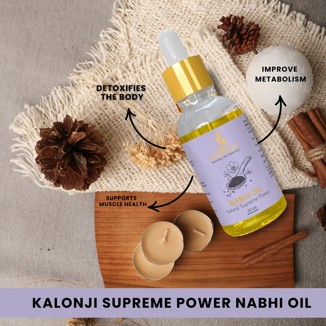 Kalonji Supreme Power Nabhi Oil – Herbal belly button oil for strength, vitality, and overall wellness
