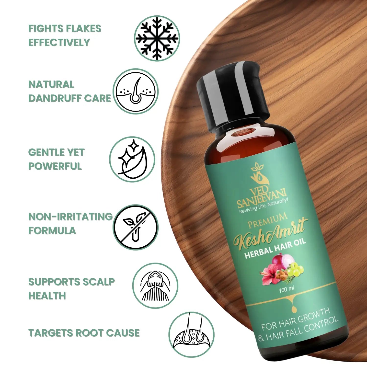 Kesh Amrit Herbal Hair Oil benefits and Ayurvedic ingredients for healthy hair