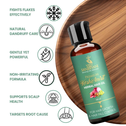 Kesh Amrit Herbal Hair Oil benefits and Ayurvedic ingredients for healthy hair