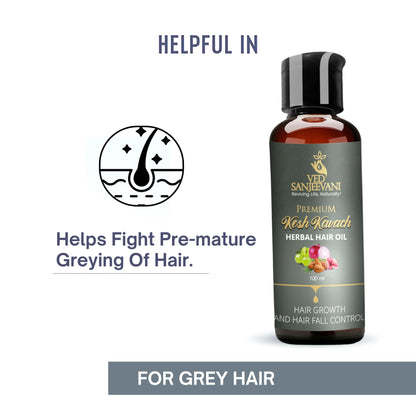 Kesh Kavach Herbal Hair Oil for stronger healthier hair growth and scalp nourishment