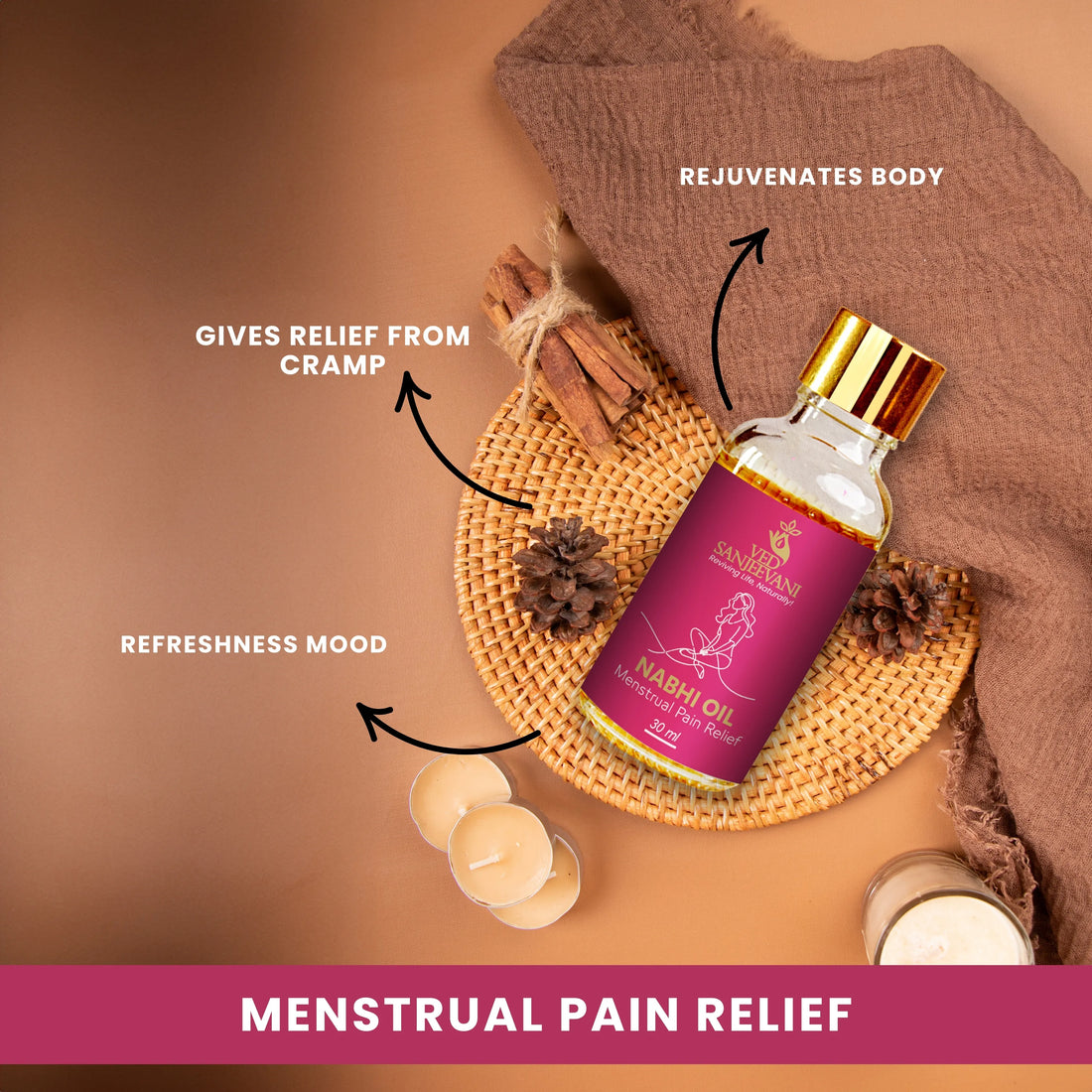 Menstrual Pain Relief Nabhi Oil