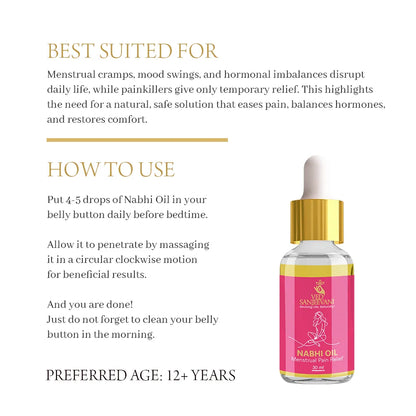 Menstrual Pain Relief Nabhi Oil