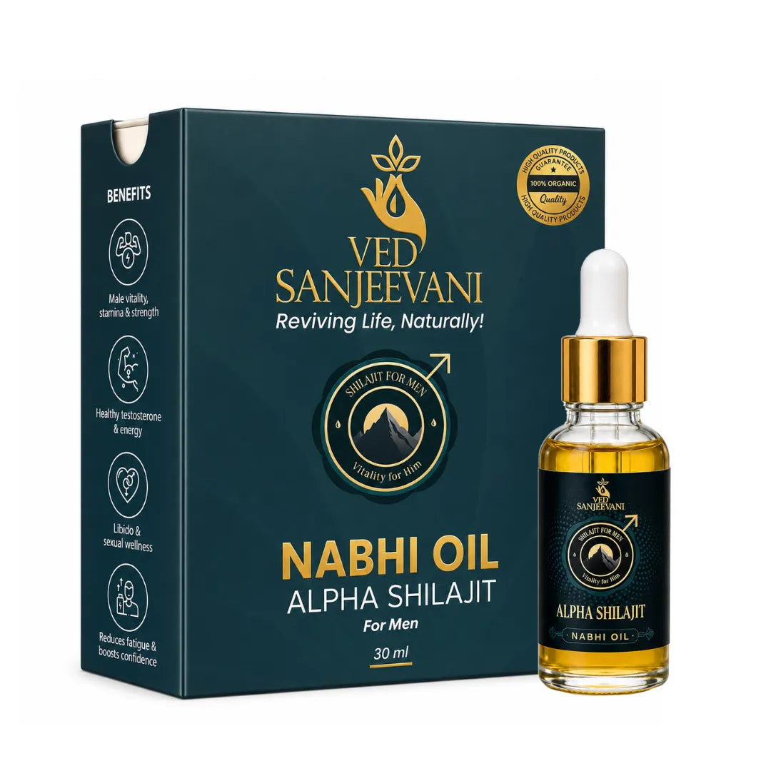 Alpha Shilajit Nabhi Oil for Men