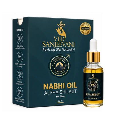 Alpha Shilajit Nabhi Oil for Men