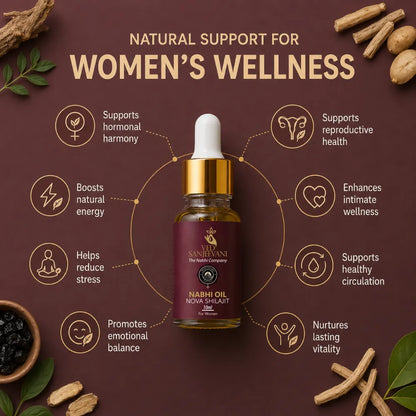 Nabhioilforhormonalbalancewomen-VedSanjeevani