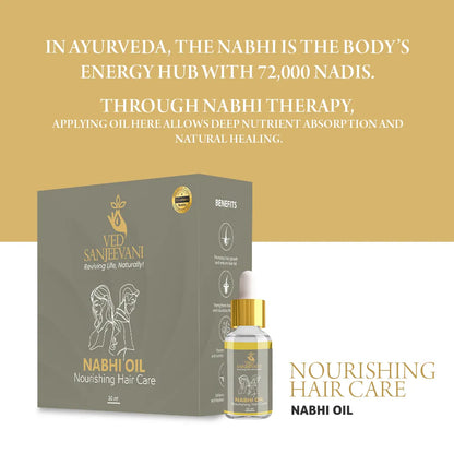 Ved Sanjeevani Nourishing Hair Care Nabhi Oil for Ayurvedic hair care