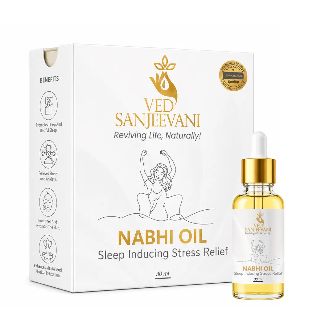Sleep Inducing Stress Relief Nabhi Oil - Ved Sanjeevani Ayurvedic Product