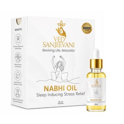 Sleep Inducing Stress Relief Nabhi Oil - Ved Sanjeevani Ayurvedic Product