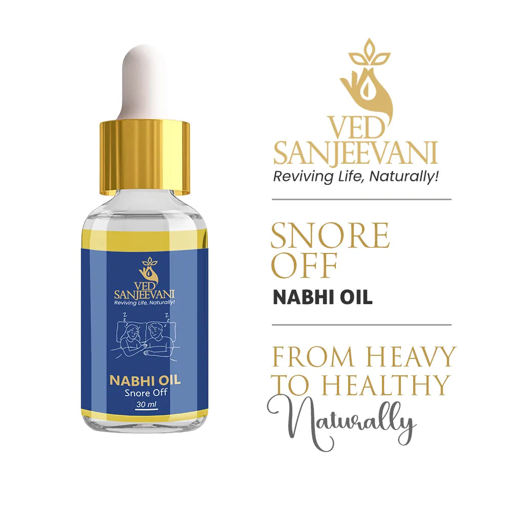 Snore-Off Nabhi Oil – Natural Snoring Relief Oil – Ved Sanjeevani