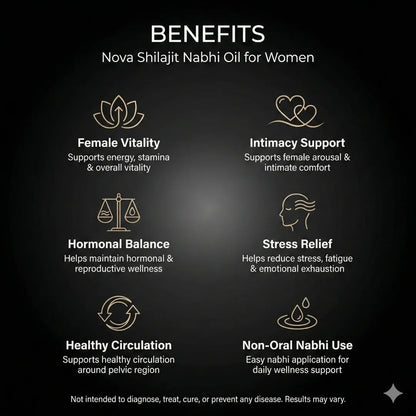 Nova Shilajit Nabhi Oil for Women