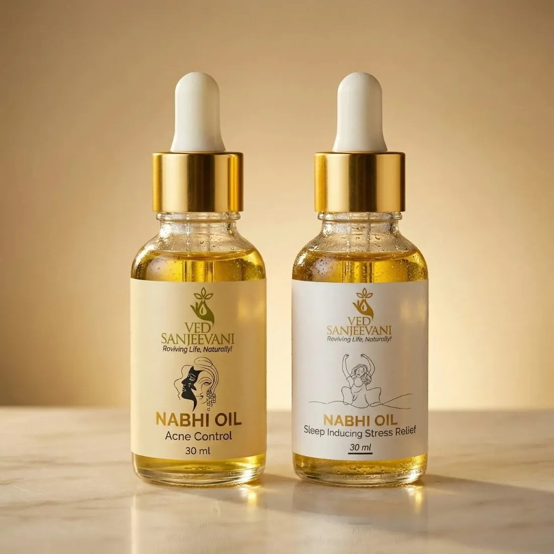 COMBO – Sleep Inducing &amp; Acne Control Nabhi Oils