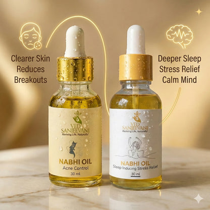 COMBO of Sleep Inducing &amp; Acne Control – Ayurvedic Nabhi Oils for Restful Sleep, Calm &amp; Clear Healthy Skin - Ayurvedic Wellness by Ved Sanjeevani (Image 5)