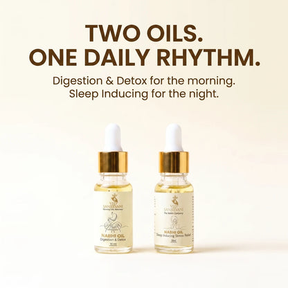 COMBO – Digestion Detox &amp; Sleep Inducing Nabhi Oils