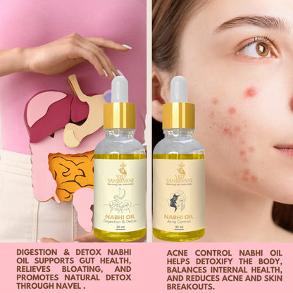 COMBO (Digestion + Acne Control Nabhi Oil)
