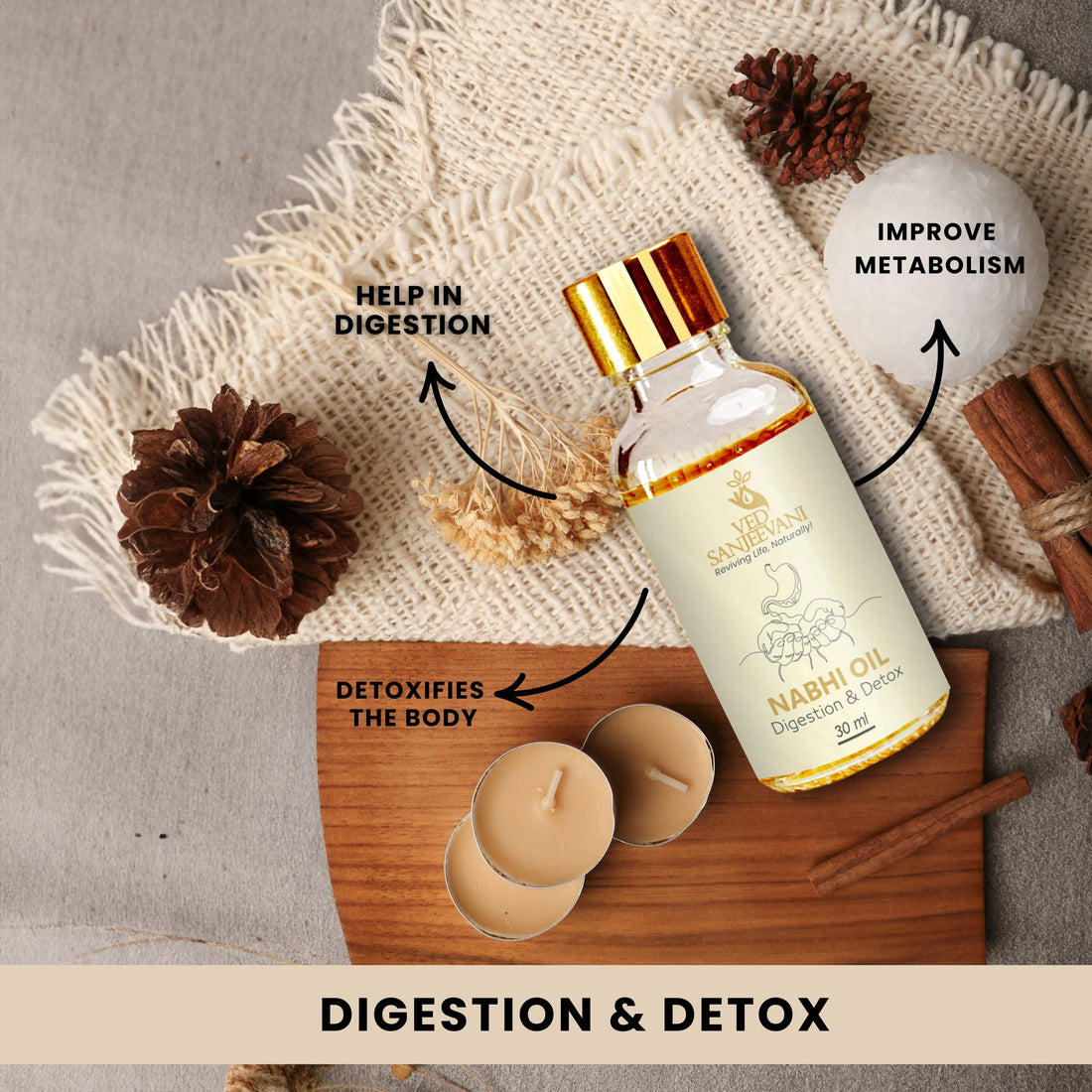 Digestion &amp; Detox Nabhi Oil