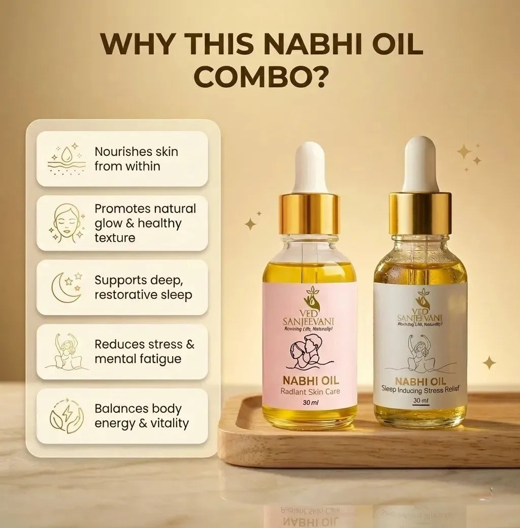 COMBO – Sleep Inducing &amp; Radiant Skin Care Nabhi Oils
