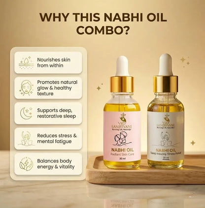 COMBO – Sleep Inducing &amp; Radiant Skin Care Nabhi Oils