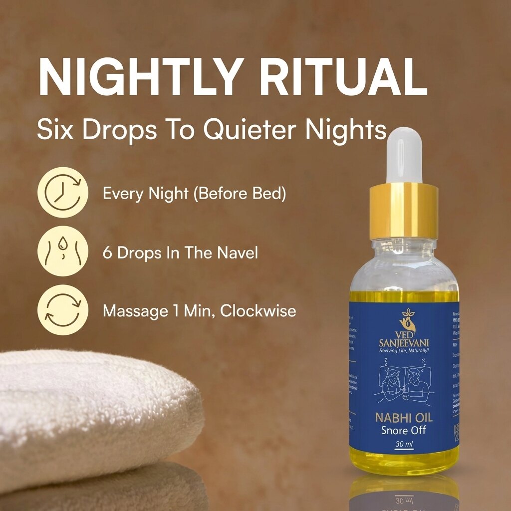 Nightly ritual, six drops before bed