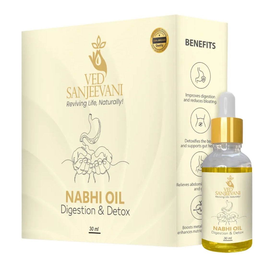 Digestion &amp; Detox Nabhi Oil
