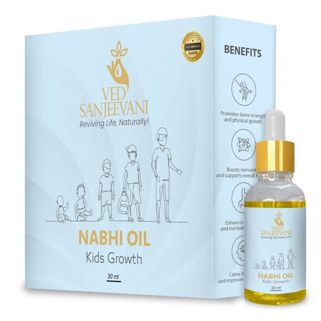 Kids Growth Nabhi Oil - Ved Sanjeevani Ayurvedic Product