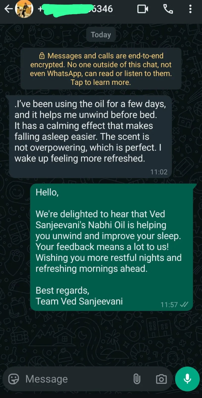 Sleep Inducing Stress Relief Nabhi Oil customer review