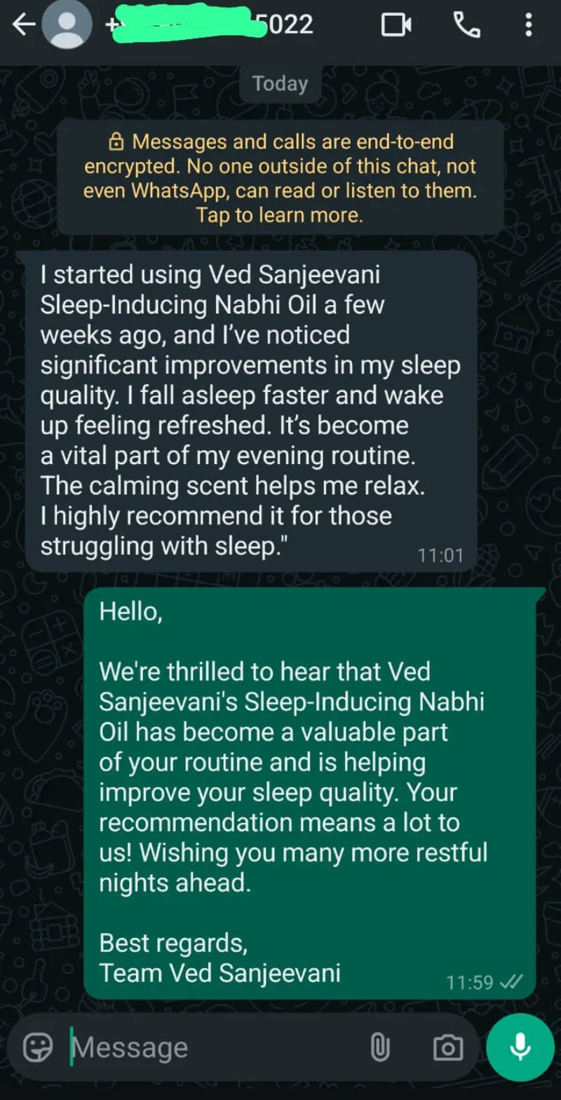 Sleep Inducing Stress Relief Nabhi Oil customer review